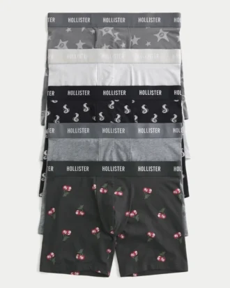 Longer-Length Boxer Briefs 5-Pack