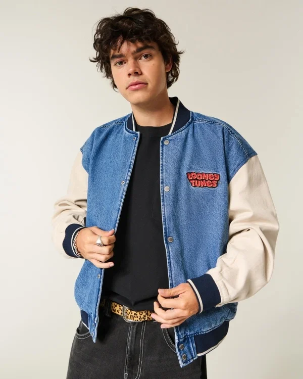 Looney Tunes Graphic Denim Jacket Looney Tunes Graphic Denim Jacket