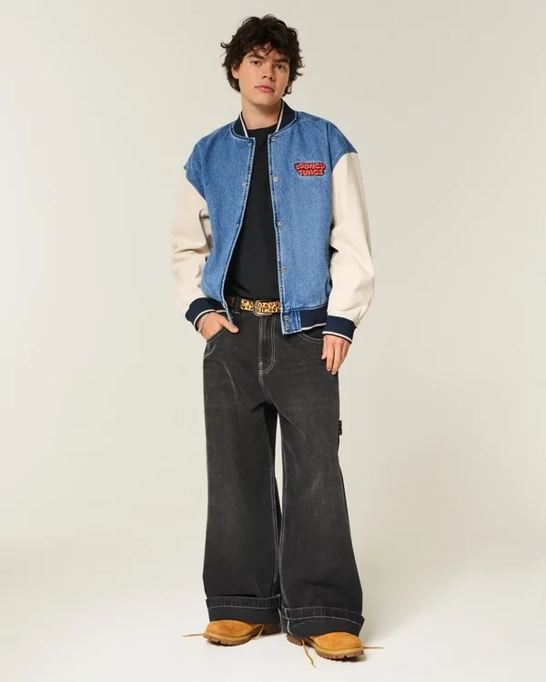 Looney Tunes Graphic Denim Jacket Looney Tunes Graphic Denim Jacket