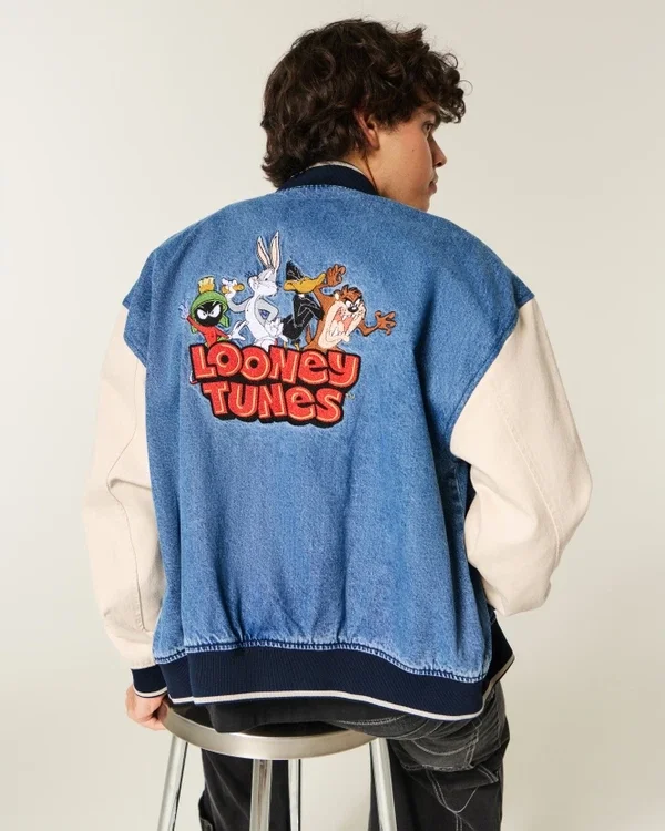 Looney Tunes Graphic Denim Jacket Looney Tunes Graphic Denim Jacket