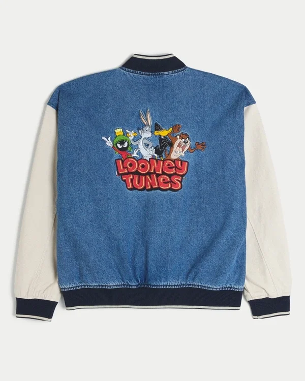 Looney Tunes Graphic Denim Jacket Looney Tunes Graphic Denim Jacket