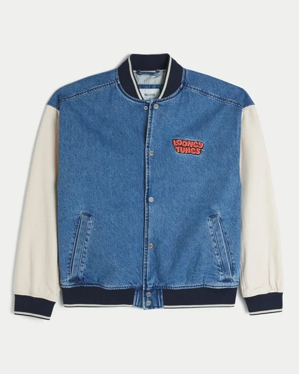 Looney Tunes Graphic Denim Jacket Looney Tunes Graphic Denim Jacket