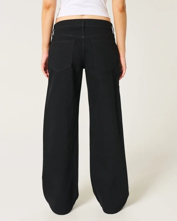 Low-Rise Black Baggy Jeans Low-Rise Black Baggy Jeans
