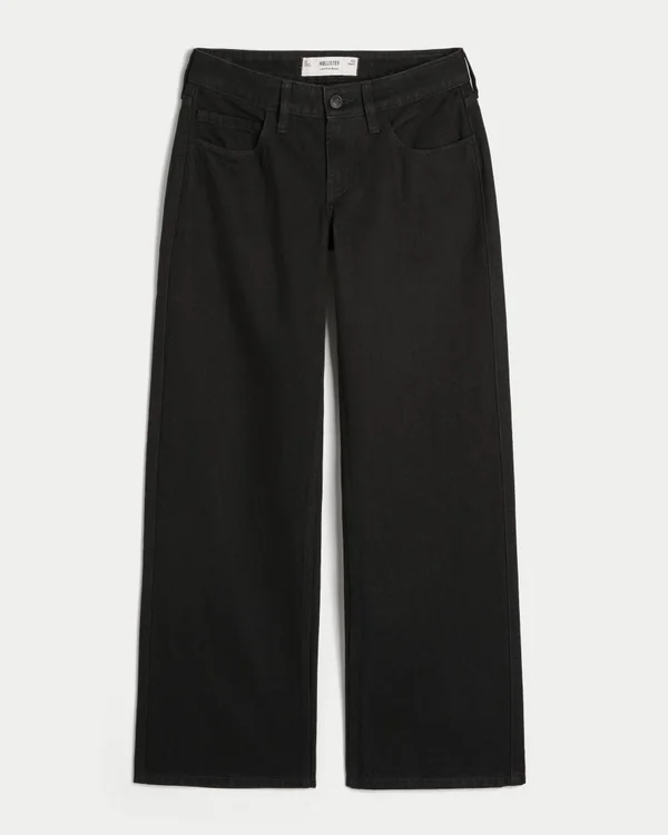 Low-Rise Black Baggy Jeans Low-Rise Black Baggy Jeans