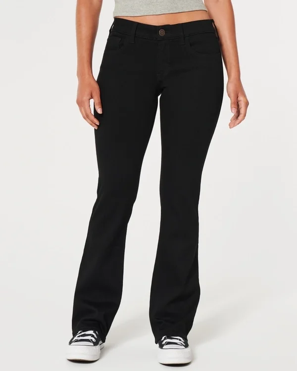 Low-Rise Black Boot Jeans Low-Rise Black Boot Jeans