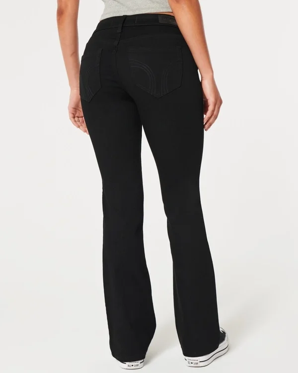 Low-Rise Black Boot Jeans Low-Rise Black Boot Jeans