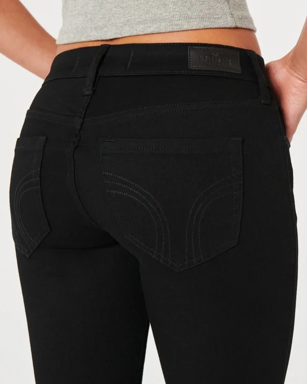 Low-Rise Black Boot Jeans Low-Rise Black Boot Jeans