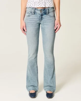 Low-Rise Bootcut Jeans