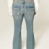 Low-Rise Butterfly Embroidery Medium Wash Bootcut Jeans Low-Rise Butterfly Embroidery Medium Wash Bootcut Jeans