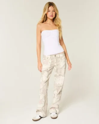 Low-Rise Camo Baggy Jeans Low-Rise Camo Baggy Jeans
