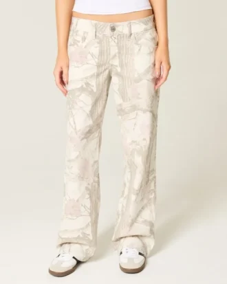 Low-Rise Camo Baggy Jeans Low-Rise Camo Baggy Jeans