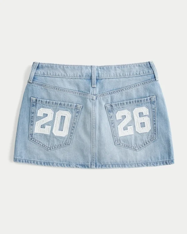 Low-Rise Class of ’26 Denim Mini Skort Low-Rise Class of ’26 Denim Mini Skort