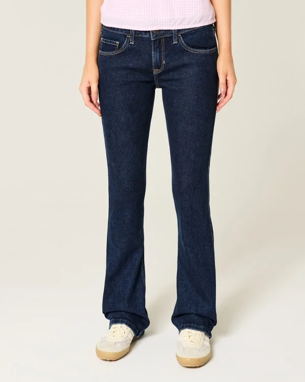 Low-Rise Dark Wash Bootcut Jeans Low-Rise Dark Wash Bootcut Jeans