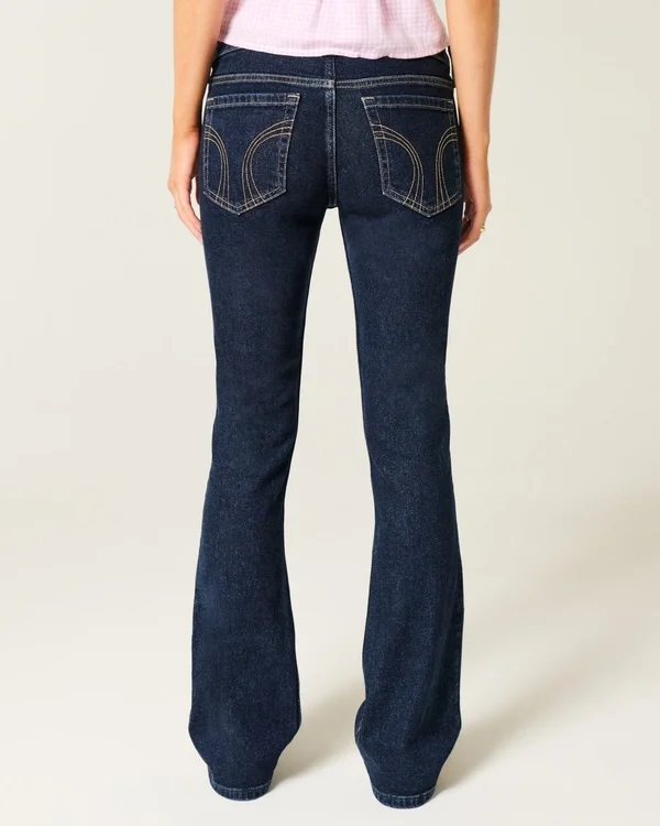 Low-Rise Dark Wash Bootcut Jeans Low-Rise Dark Wash Bootcut Jeans