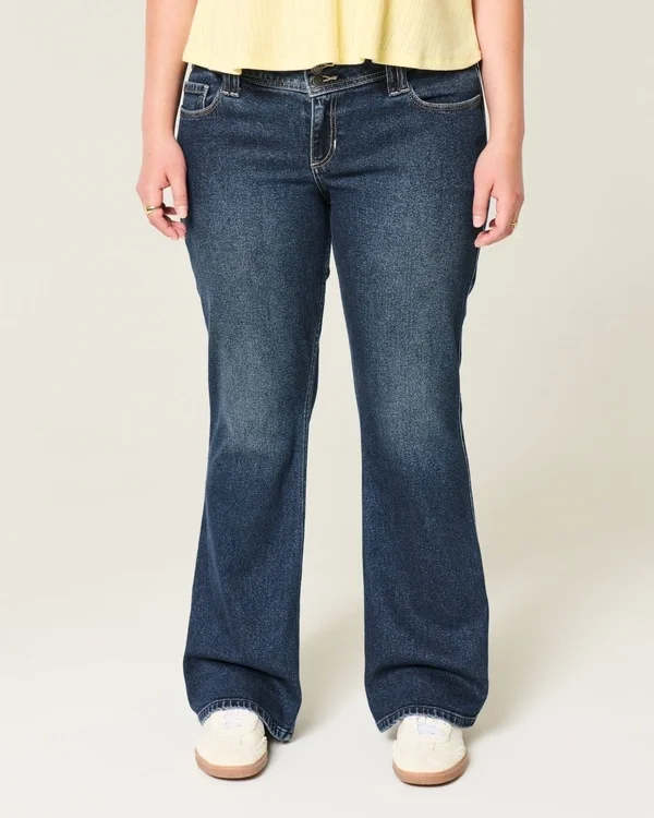 Low-Rise Dark Wash Bootcut Jeans Low-Rise Dark Wash Bootcut Jeans