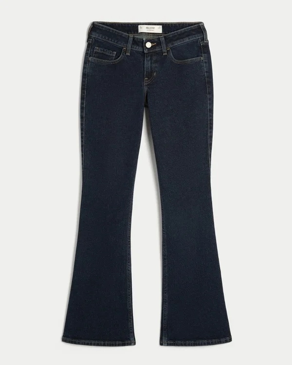 Low-Rise Dark Wash Bootcut Jeans Low-Rise Dark Wash Bootcut Jeans