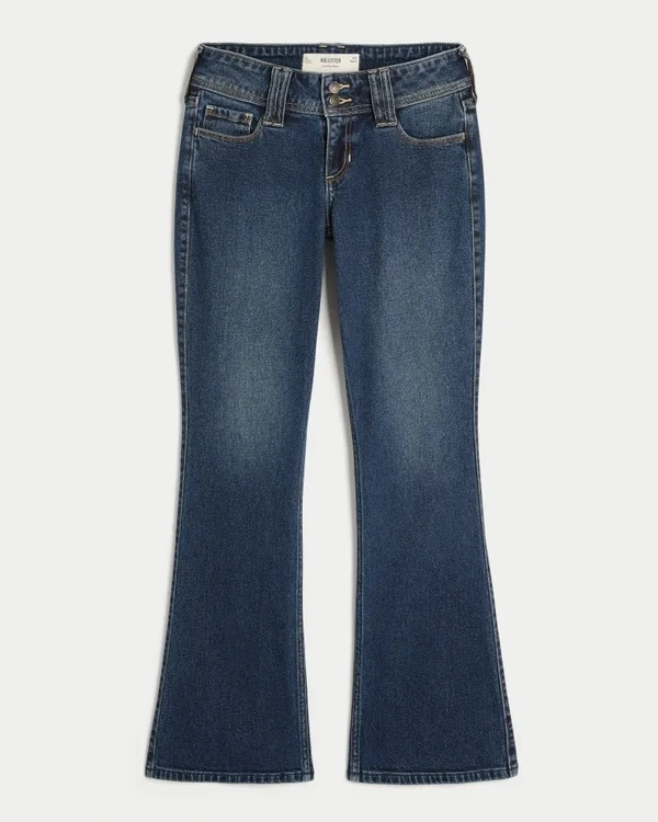 Low-Rise Dark Wash Bootcut Jeans Low-Rise Dark Wash Bootcut Jeans