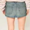 Low-Rise Denim Mini Skirt Low-Rise Denim Mini Skirt
