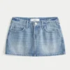 Low-Rise Denim Mini Skort Low-Rise Denim Mini Skort