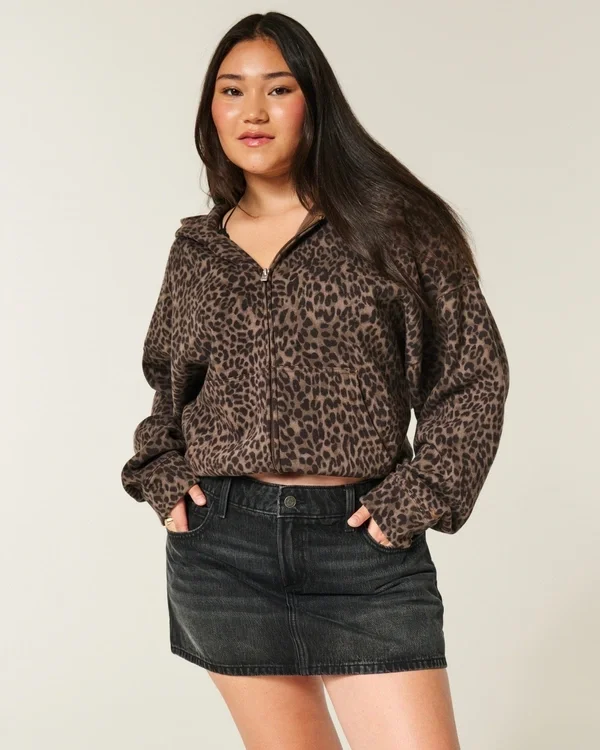 Low-Rise Denim Mini Skort Low-Rise Denim Mini Skort