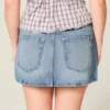 Low-Rise Denim Mini Skort Low-Rise Denim Mini Skort