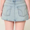 Low-Rise Denim Mini Skort Low-Rise Denim Mini Skort