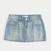 Low-Rise Denim Mini Skort Low-Rise Denim Mini Skort
