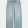 Low-Rise Distressed Baggy Jeans