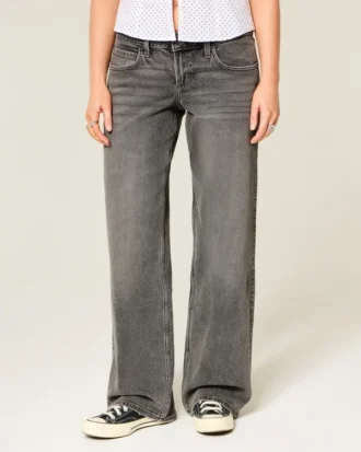 Low-Rise Grey Baggy Jeans Low-Rise Grey Baggy Jeans