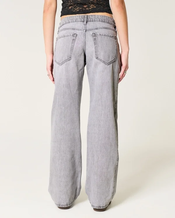 Low-Rise Grey Baggy Jeans Low-Rise Grey Baggy Jeans
