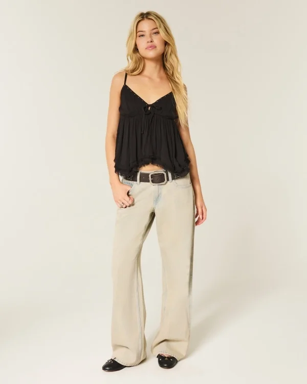 Low-Rise Light Wash Baggy Jeans Low-Rise Light Wash Baggy Jeans