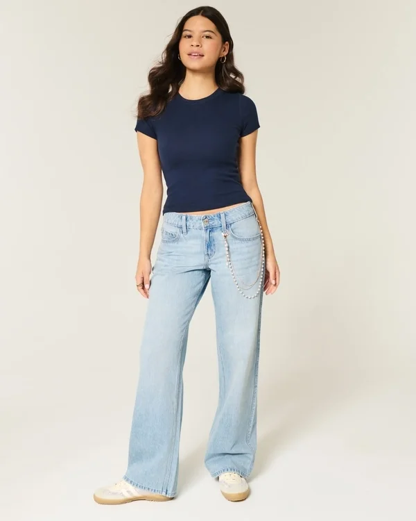 Low-Rise Light Wash Baggy Jeans Low-Rise Light Wash Baggy Jeans