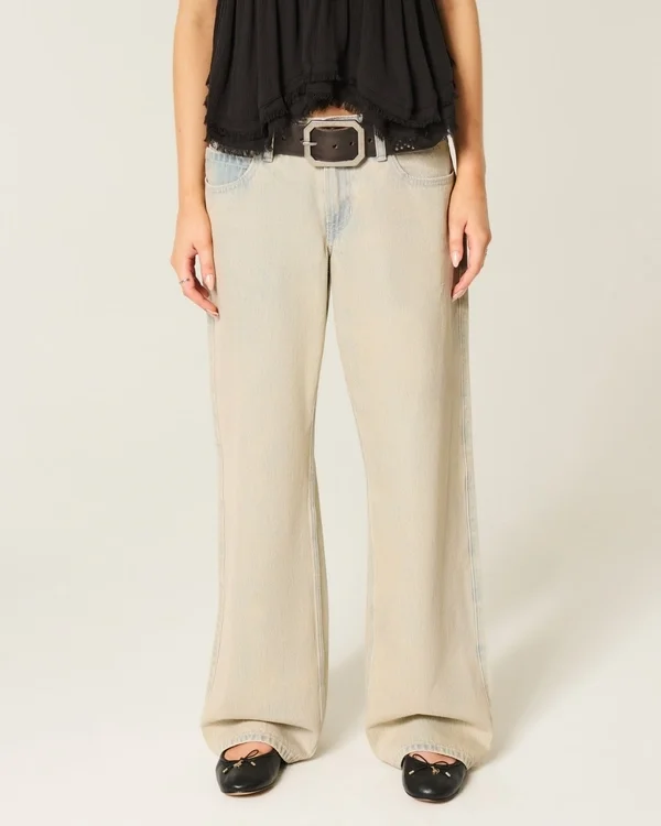 Low-Rise Light Wash Baggy Jeans Low-Rise Light Wash Baggy Jeans