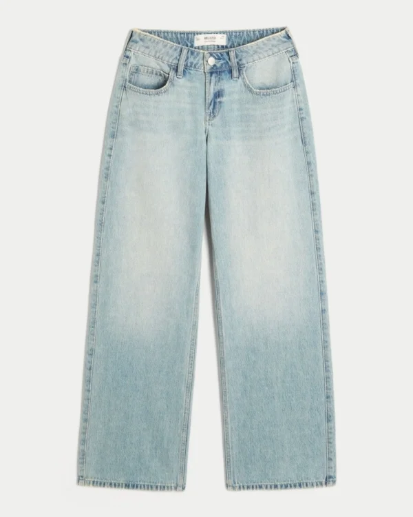 Low-Rise Light Wash Baggy Jeans Low-Rise Light Wash Baggy Jeans