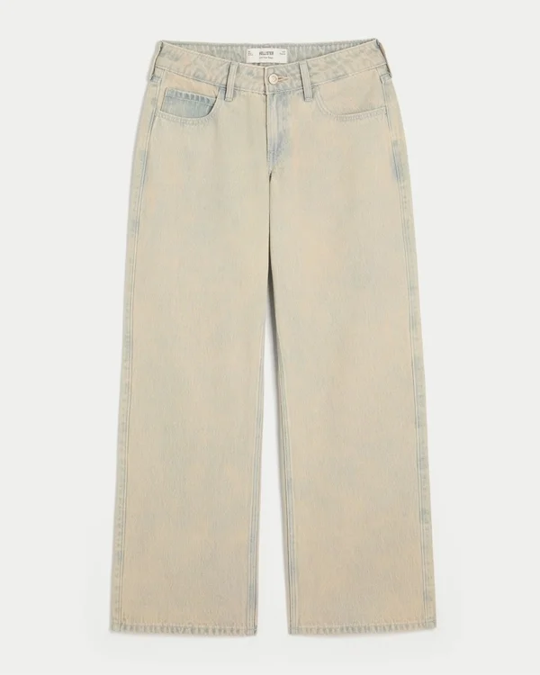 Low-Rise Light Wash Baggy Jeans Low-Rise Light Wash Baggy Jeans
