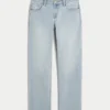 Low-Rise Light Wash Relaxed Straight Jeans Low-Rise Light Wash Relaxed Straight Jeans