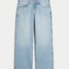 Low-Rise Light Wash Studded Bows Baggy Jeans Low-Rise Light Wash Studded Bows Baggy Jeans