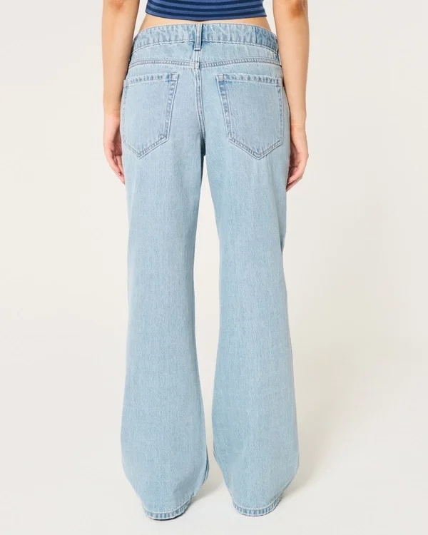 Low-Rise Medium Wash Baggy Jeans Low-Rise Medium Wash Baggy Jeans