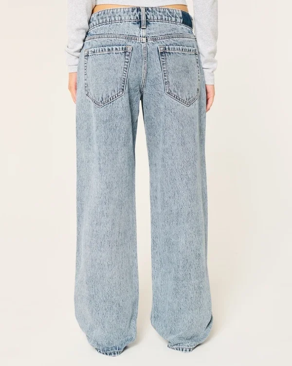 Low-Rise Medium Wash Baggy Jeans Low-Rise Medium Wash Baggy Jeans