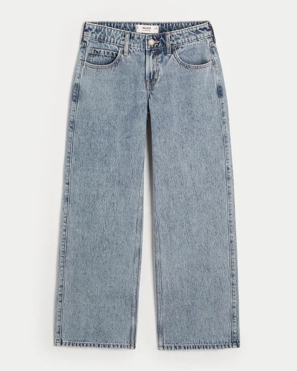Low-Rise Medium Wash Baggy Jeans Low-Rise Medium Wash Baggy Jeans