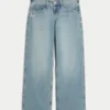 Low-Rise Medium Wash Butterfly Graphic Baggy Jeans Low-Rise Medium Wash Butterfly Graphic Baggy Jeans