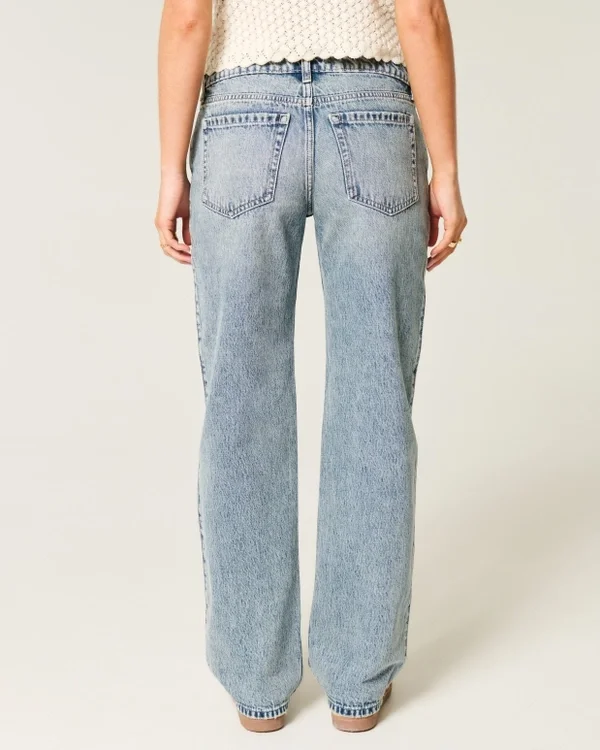 Low-Rise Medium Wash Loose Jeans Low-Rise Medium Wash Loose Jeans