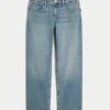 Low-Rise Medium Wash Relaxed Straight Jeans Low-Rise Medium Wash Relaxed Straight Jeans