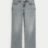 Low-Rise Medium Wash Relaxed Straight Jeans Low-Rise Medium Wash Relaxed Straight Jeans
