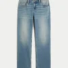 Low-Rise Medium Wash Relaxed Straight Jeans Low-Rise Medium Wash Relaxed Straight Jeans