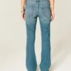 Low-Rise Medium Wash Studded Bootcut Jeans Low-Rise Medium Wash Studded Bootcut Jeans