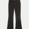 Low-Rise Washed Black Bootcut Jeans Low-Rise Washed Black Bootcut Jeans
