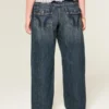 Low-Rise Y2K Dark Wash Baggy Jeans Low-Rise Y2K Dark Wash Baggy Jeans