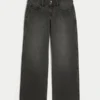 Low-Rise Y2K Washed Black Baggy Jeans Low-Rise Y2K Washed Black Baggy Jeans