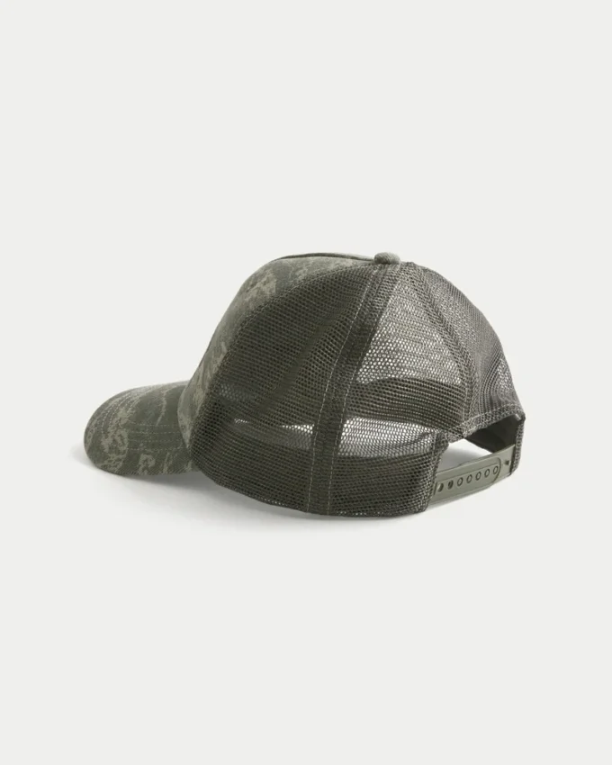 Mac’s Muscles & Rods Graphic Camo Trucker Hat